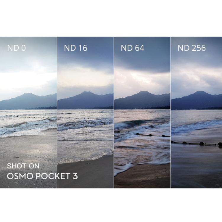 Original Magnetic ND Filter Set For DJI Osmo Pocket 3 (ND16 / ND64 / ND256), ND Filter Set