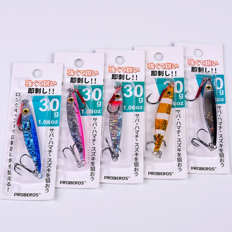 PROBEROS LF126 Long Casting Lead Fish Bait Freshwater Sea Fishing Fish Lures Sequins, 7g, 10g, 15g, 20g, 30g