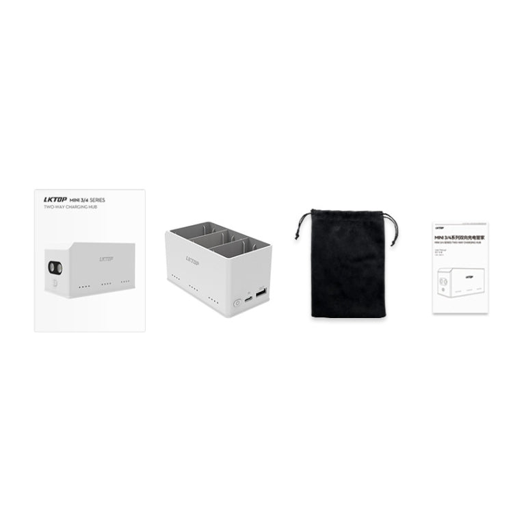 For DJI Mini 4 Pro / Mini 3 Pro Drone LKTOP 37W Two Way Charging Hub, 37W