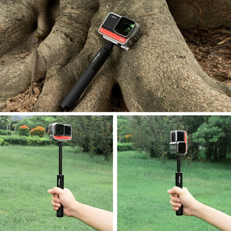 aMagisn 120cm Invisible Straight Pull Selfie Stick Sports Camera Accessories, Single Rod