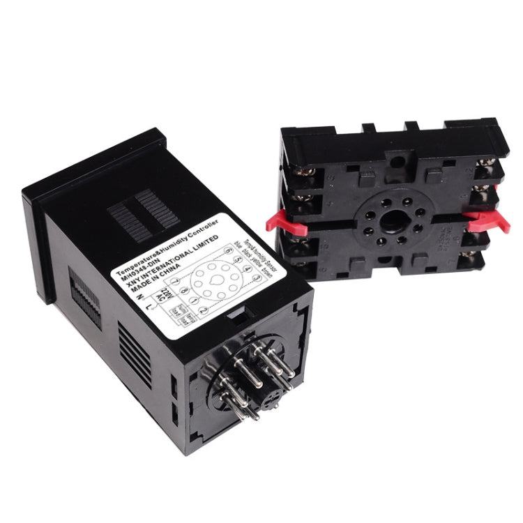 SINOTIMER MH0348-DIN Intelligent High-Precision Temperature Humidity Controller Guide Rail Installation, MH0348-DIN