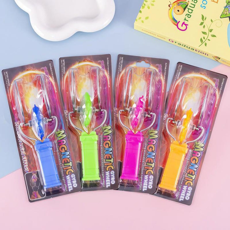 Light-emitting Magnetic Gyro Toys Magic Track Gyro Children Toy Yo-yo Balls, Magnetic Gyro Toys