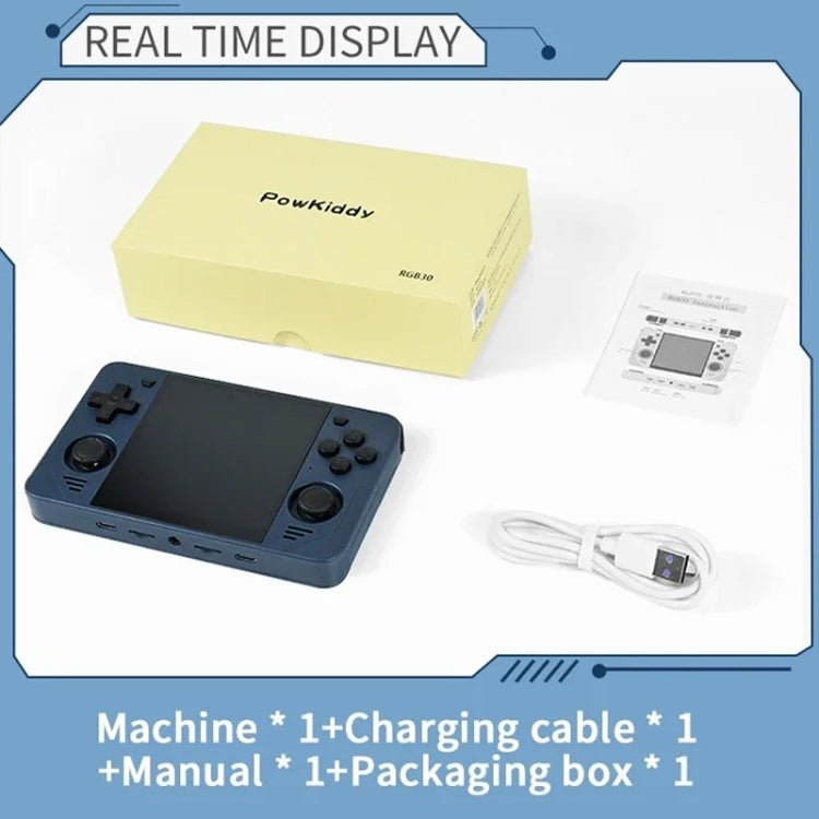 POWKIDDY RGB30 4 Inch IPS Screen Handheld Game Console Built In WIFI+Bluetooth, 16GB+64GB, 16GB+128GB, 16GB+256GB