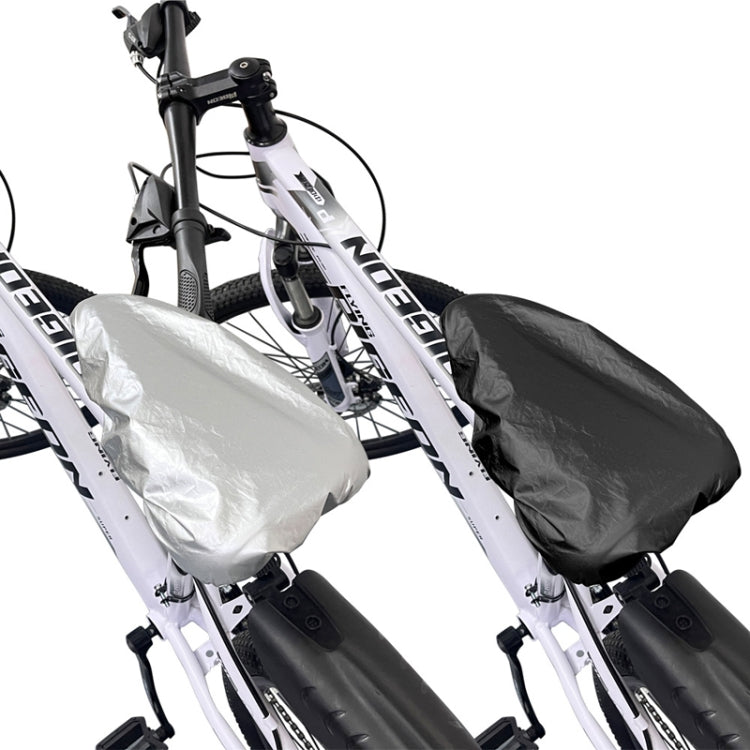 2pcs Bicycle Saddle Waterproof Dustproof Sun Protection Cover