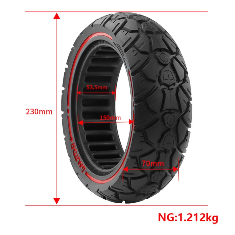 AIMITE 10 x 2.7-2.75 53.5 Card 255-70 Or 70 / 65-6.5 Scooter Universal Off-Road Tire, 10 x 2.7-2.75 53.5 Card