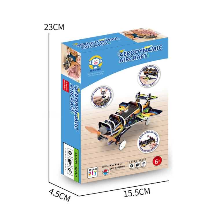 DIY Air-powered Airplane Toy Material Kit Kindergarten Teaching Aids, Airplane