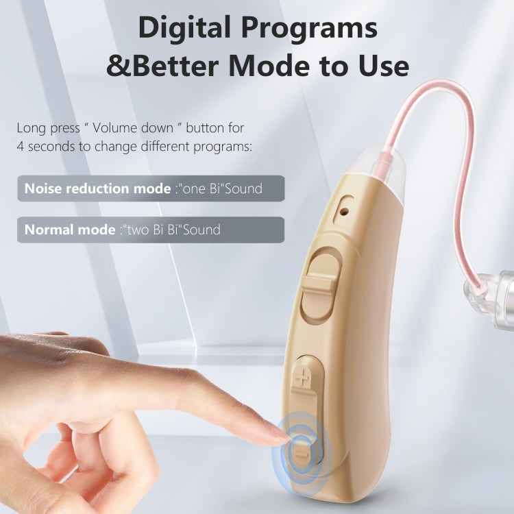Z-128 Mini Invisible Rechargeable Digital Hearing Aid Personal Sound Amplifier, Z-128