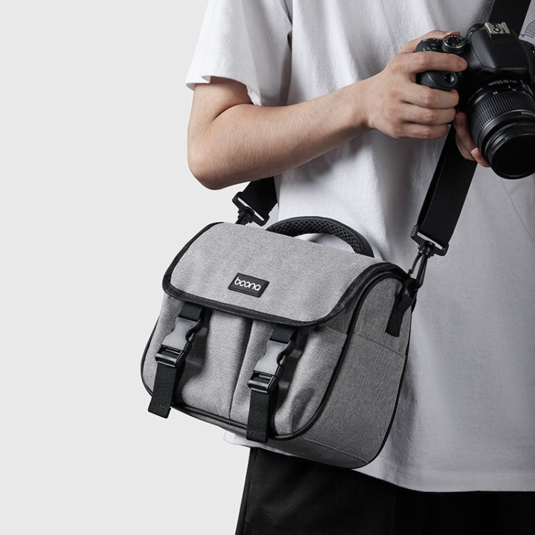 Baona BN-H017 Photography SLR / Micro Single Cross-Body Camera Storage Bag, S Gray, S Black, M Gray, M Black, L Gray, L Black