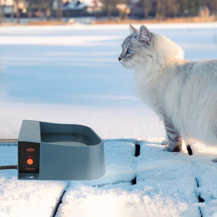 Pet Automatic Water Storage Heating Bowl Cats And Dogs Thermostatic Drinking Waterer, US Plug, EU Plug