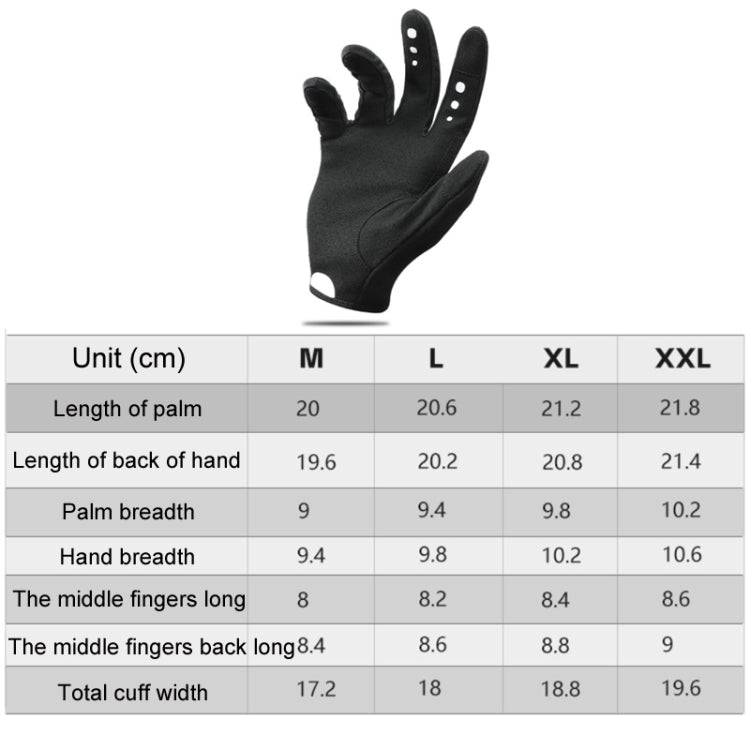 WEST BIKING Cycling Anti-slip Breathable Touch Screen Gloves, M, L, XL, XXL
