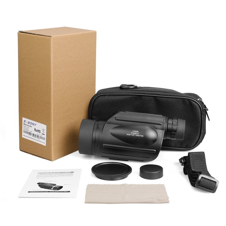 SVBONY SV49 13 x 50 Large Caliber HD High Magnification Waterproof Monocular, SV49