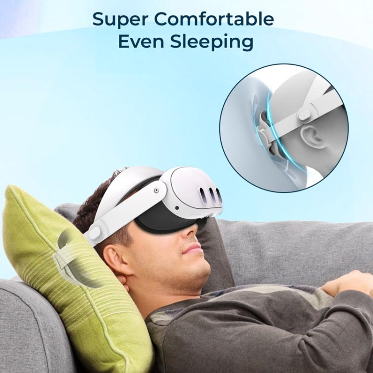 For Meta Quest 3 STARTRC GAMES Elite Headwear Adjustable Balance Gravity Headband Decompression Comfort Accessories, For Meta Quest 3