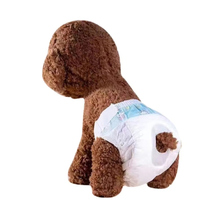 SHUERMEI Disposable Pet Diapers Menstrual Pants, Male S 12pcs /Pack, Male M 12pcs /Pack, Male L 12pcs /Pack, Male XL 12pcs /Pack, Female XXS 10pcs /Pack, Female XS 10pcs /Pack, Female S 10pcs /Pack, Female M 10pcs /Pack, Female L 10pcs /Pack...