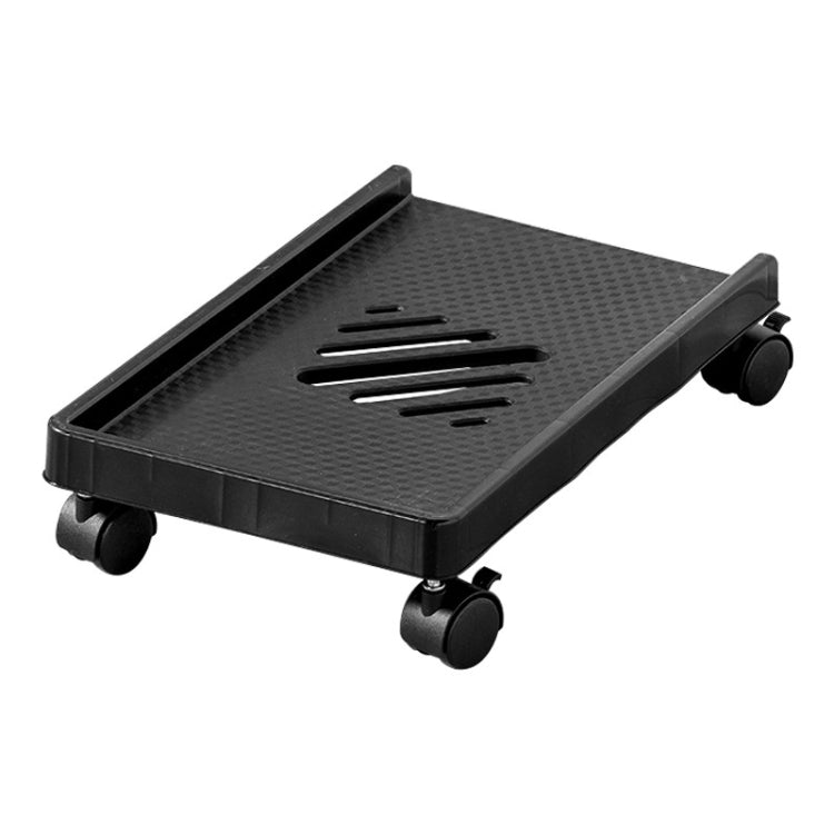 Computer Host Bracket Desktop Chassis Mobile Tray Base Heightening Rack with Pulley, Straight Wheel, Universal Wheel, Universal Wheel + Straight Wheel
