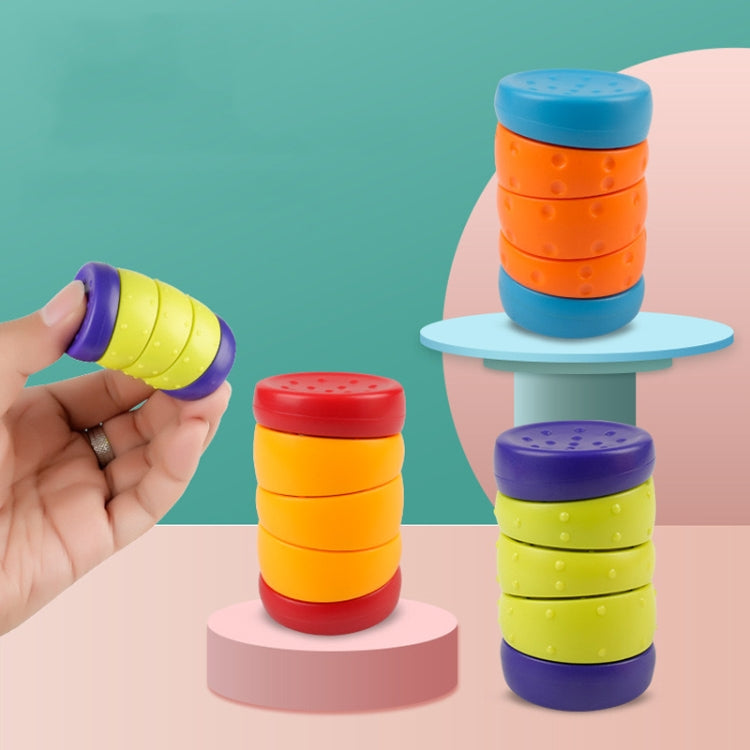 Stress Relief Cube EDC Push Cards Fingertip Spinning Office Stress Relief Twister Novelty Toy