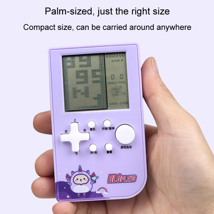Classic Handheld Game Machine Kids Game Console Toy Educational Building Block Game Toy