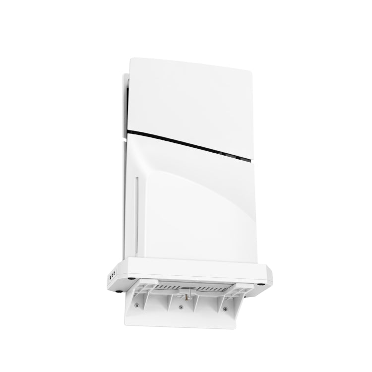 For PS5 Slim Console Wall-mounted Storage Rack With 3 USB2.0 Ports, Wall-mounted Rack