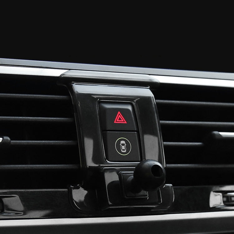 For BMW Car Air Outlet Modified Mobile Phone Holder Base, 05-12 3 Series, 08-13 X5/X6, 09-15 7 Series, 11-16 X3/X4, 10-17 5GT Imported, 11-17 5 Series, 11-17 5 Series Universal Applicable to Double Rollers, 12-15 X1, 13-19 3 Series/4 Series