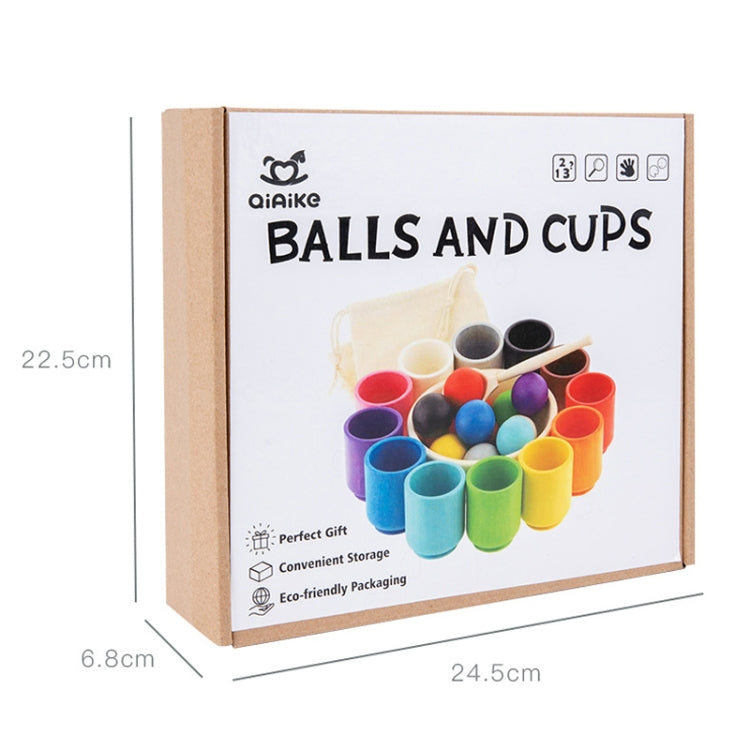 Children Montessori Early Learning Color Recognition Matching Beads Kindergarten Educational Toy