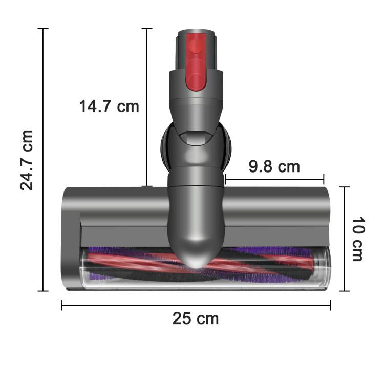 Vacuum Cleaner Direct Drive Carpet Floor Brush Head Accessories, For Dyson V7 V8 V10 V11 V15, For Dyson V6