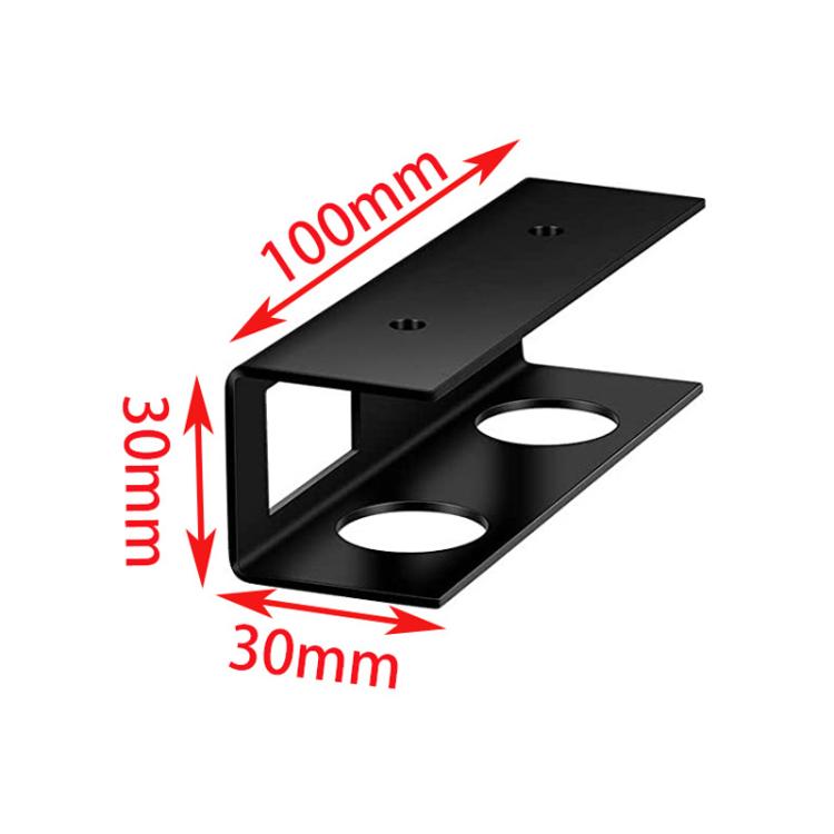 Under Desk Laptop Tablet Storage Mount Kit Office Storage Organize, 3cm