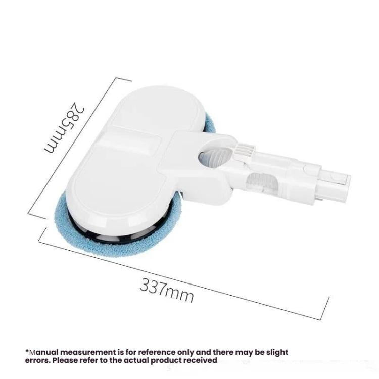 Electric Mop Head With Water Tank for Xiaomi Dreame / Dyson Handheld Vacuum Cleaner, Narrow 6 Gray Rags, Narrow 6 Blue Rags, Wide 6 Gray Rags, Wide 6 Blue Rags