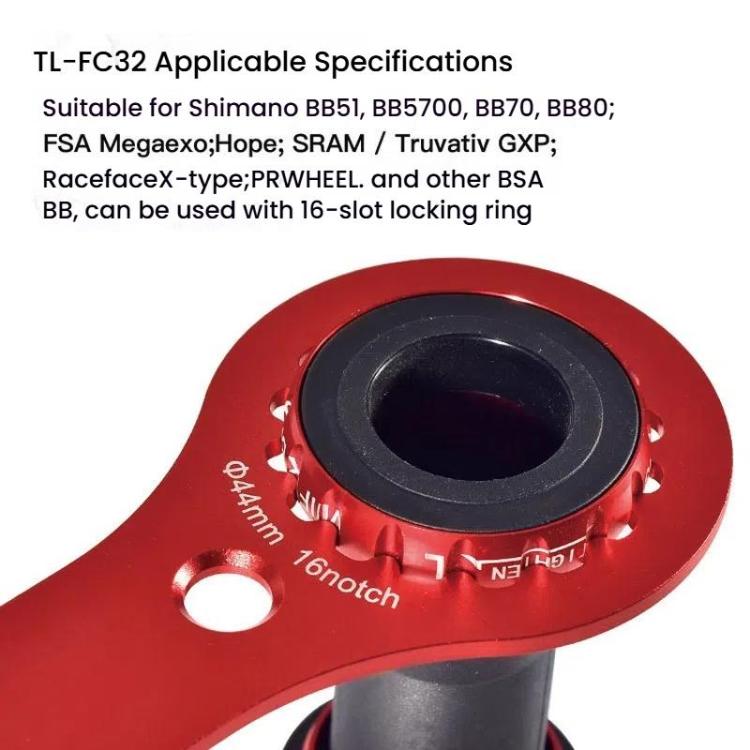 DECKAS DW-018 Aluminum Center Wrench Tool For DUB/TL-FC32/25/24 Multi-Function BB Wrench
