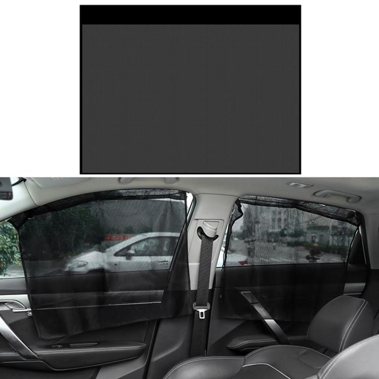 Suction Cup Car Side Window Sunshade Mesh Summer Sunshade Curtains, 1pair