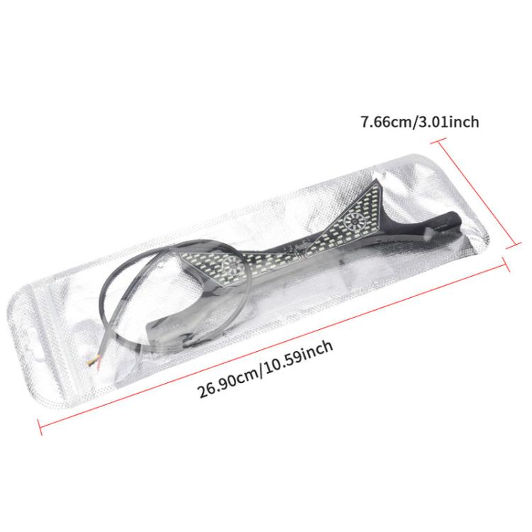 Motorcycle License Plate Screw Light Universal Decorative Accessory Headlight for Customization, Triangle Light White Yellow Flashing, Triangle Light Red Blue Flashing, Semicircular Light White Yellow Flashing, Semicircular Light Red Blue Flashing