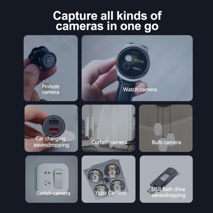 Hotel Camera Anti-Peeping Infrared Detector GPS Positioning Signal Detection Locator, WT18