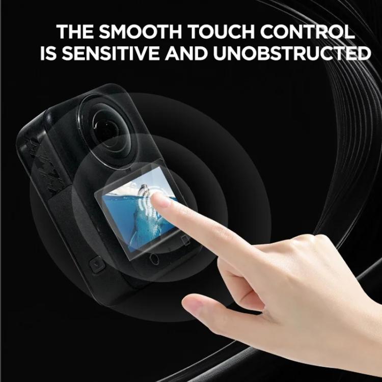 For DJI Osmo 360 CYNOVA 2pcs /Pack Tempered Glass Screen Protector 9H Hardness Anti-Scratch Camera Lens Film, Tempered Glass Screen Protector