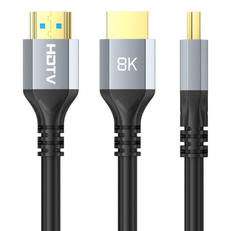 HDMI 2.1 Male To Male 8K HD Cable Computer Laptop Monitor TV Connection Cable, 1m, 1.5m, 2m, 3m, 5m, 8m, 10m