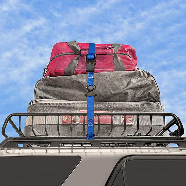 Multi-Purpose Cross-Woven Luggage Straps For ATVs And Motorcycles, 2.5 x 20.5cm (Blue), 2.5 x 30.5cm (Blue), 2.5 x 40.5cm (Blue), 2.5 x 20.5cm (Black), 2.5 x 30.5cm (Black), 2.5 x 40.5cm (Black), 2.5 x 20.5cm (Orange), 2.5 x 30.5cm (Orange)