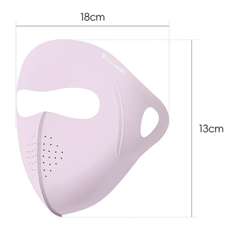WEST BIKING Sports Cycling Face Mask Ice Silk Breathable Sun Protection Mask, One Size