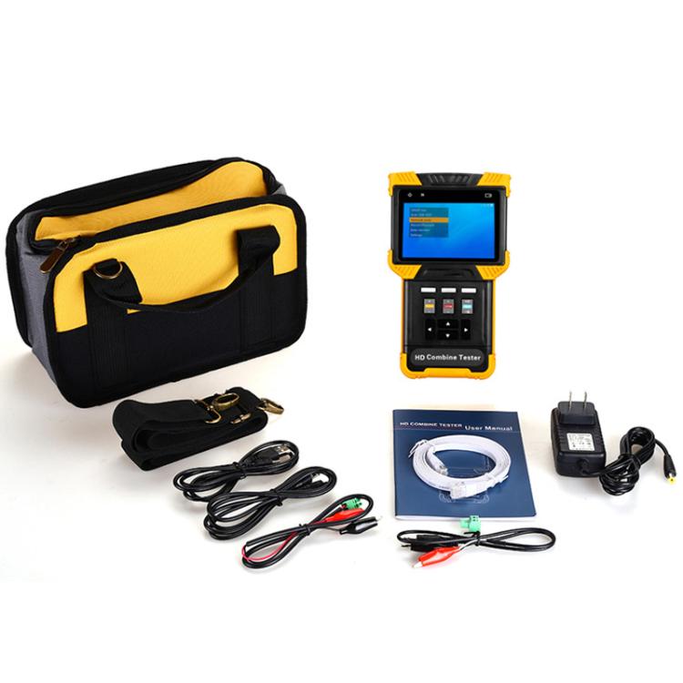 DT-T71 Network Engineering Tester Coaxial AHD/CVI/TVI Video Surveillance Tester, EU Plug, US Plug, UK Plug, AU Plug