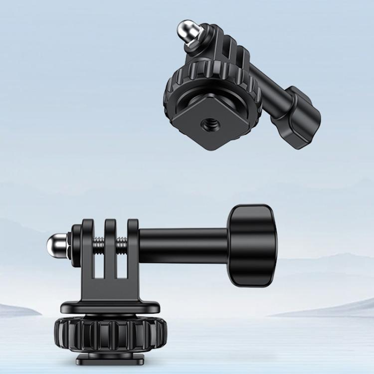 VRIG AC24 1/4 Cold Shoe Mount to Action Camera Adapter Cold Shoe Base F External Camera Tripod