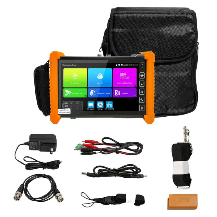 IPC-7200 7 Inch Network Coaxial AHD/CVI/TVI/SDI Video Surveillance Tester, US Plug, EU Plug, UK Plug, AU Plug