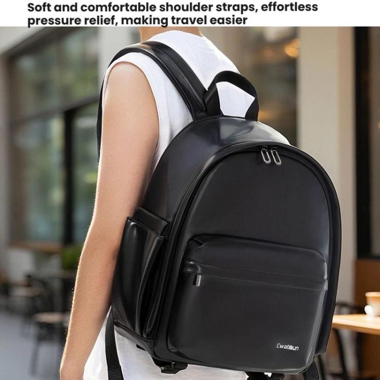 Cwatcun D125 Medium Shoulder Camera Bag Waterproof Casual Photography Backpack, Medium
