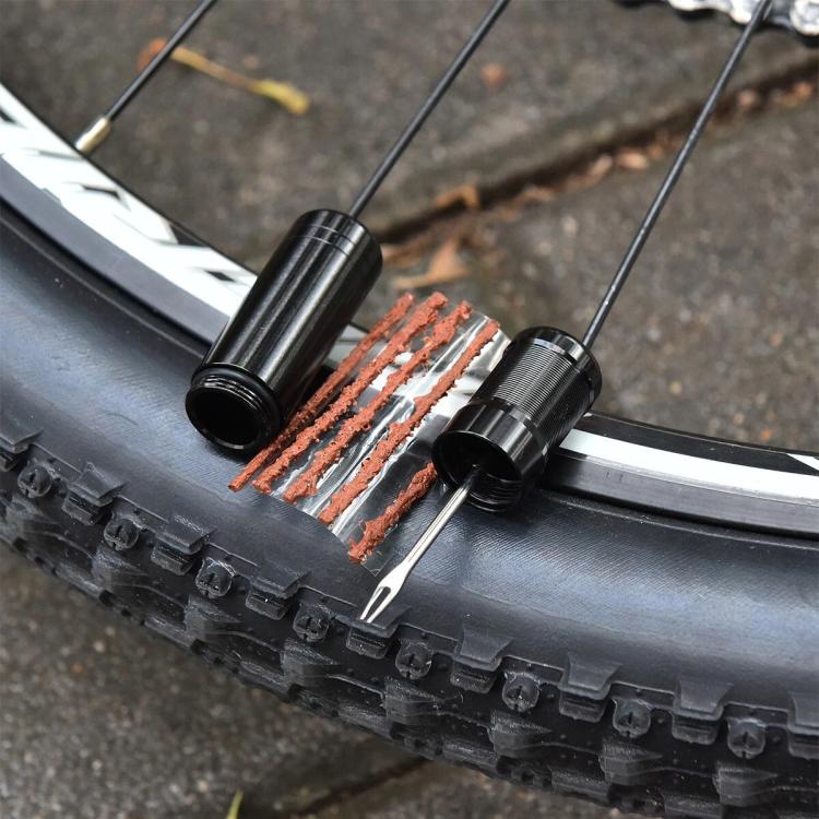 2pcs Emergency Tire Repair Rubber Strips Bicycle Repair Tool Fork