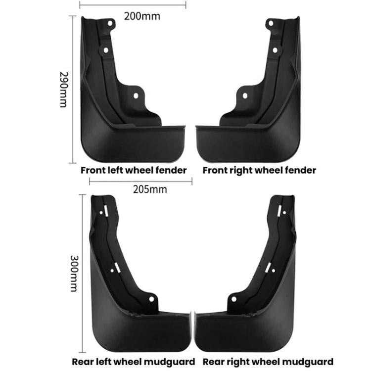 4pcs Car Tire Mudguard, For Honda CR-V 2023-2025