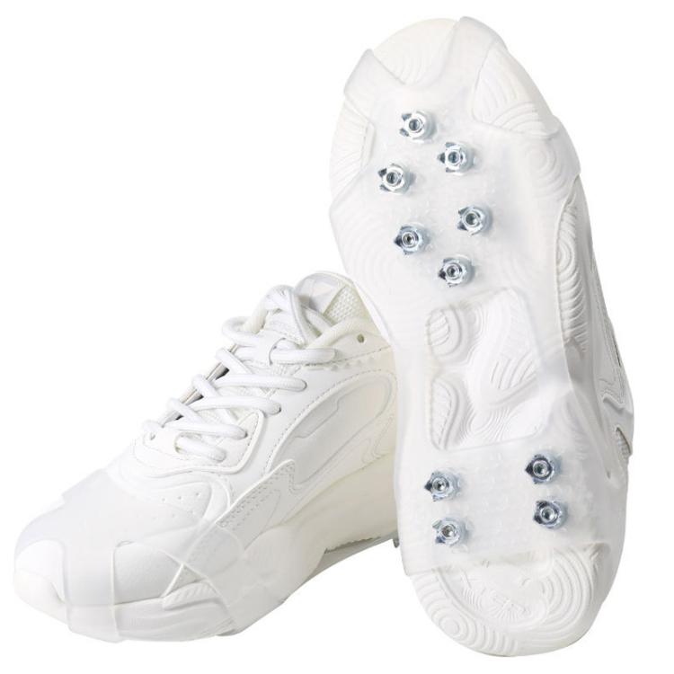 AOTU AT616 1pair Outdoor Anti-Fall 10 Teeth Spikes Ice Claws Mountaineering Ice Snow Slip Resistant Shoe Covers, S For 24-33 Shoe Size, M For 34-40 Shoe Size, L For 41-44 Shoe Size, XL For 45-49 Shoe Size