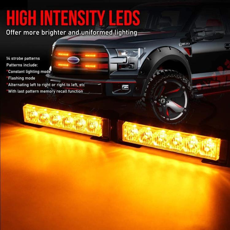 Car Modification High-brightness Flashing Warning Lights, One For Two 4 Light, One For Two 6 Light, One For Four 4 Light