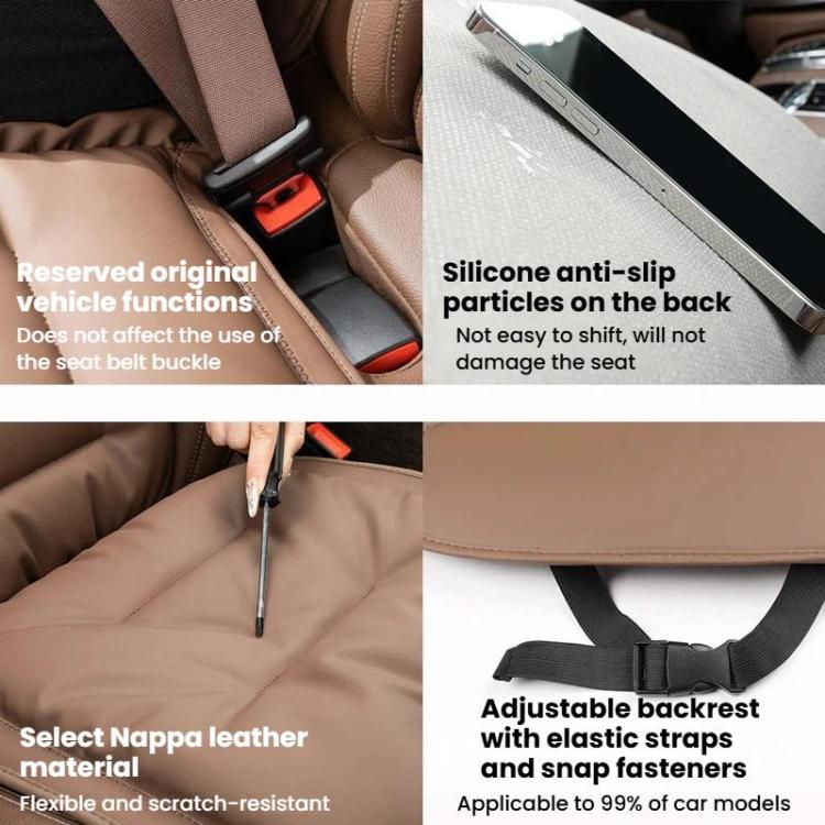Car Seat Cushion Thickened Non-Slip Front Rear Seat Cushions, Front Seat Cushion Black, Front Seat Cushion Brown, Front Seat Cushion Red, Back Cushion Black, Back Cushion Brown, Back Cushion Red, Rear Seat Cushion Black, Rear Seat Cushion Brown
