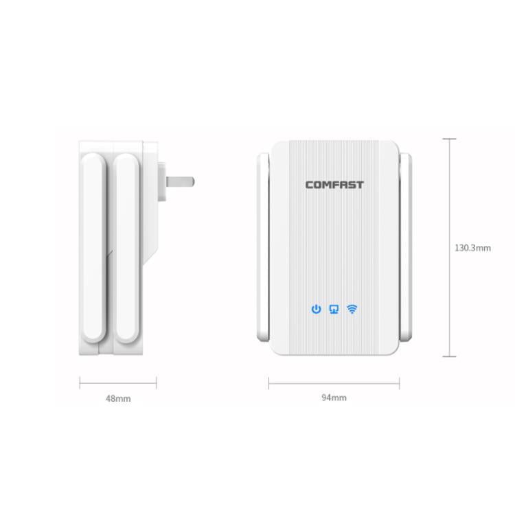 COMFAST CF-XR187 Dual-Band 2700Mbps WiFi 6 Range Extender Gigabit Wireless Repeater Signal Amplifier, EU Plug, US Plug