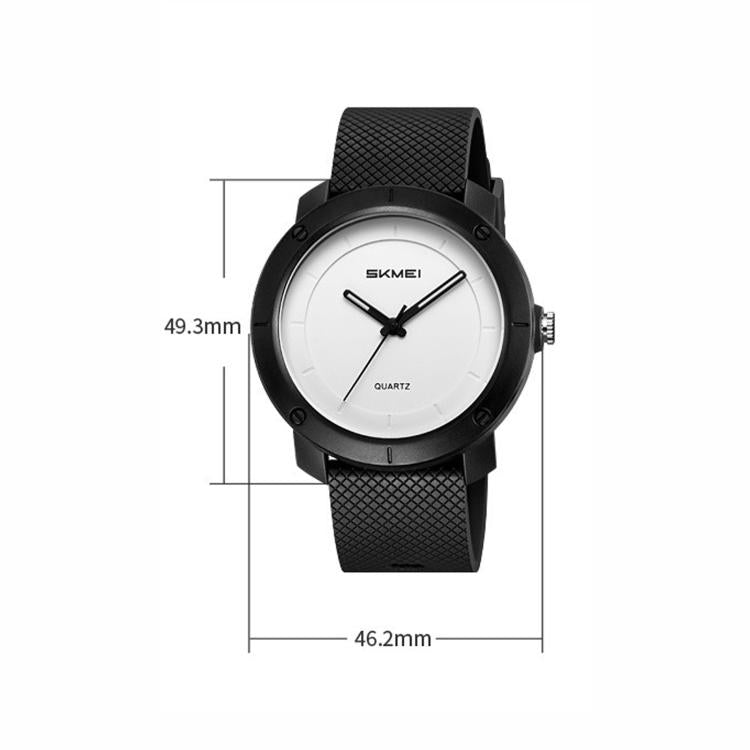 SKMEI 2557 Simple Unisex Couple Watch 50m Life Waterproof Quartz Watch