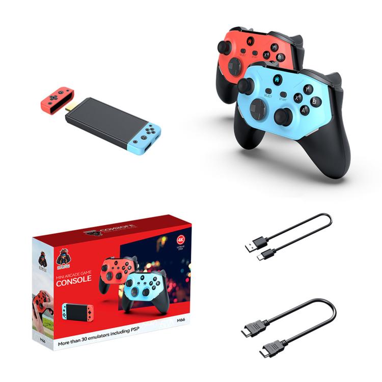 SJGAM M66 3-Piece Set HD 4K TV Game Console Large 3D Arcade Machine, 64GB, 128GB, 256GB