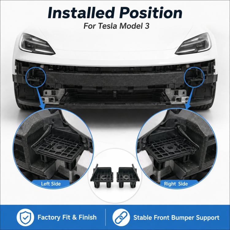 For Tesla Model 3 Front Bumper Bracket 1084171-00-F / 1084172-00, 1084171-00-F / 1084172-00