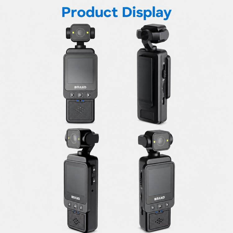 1080P WiFi Body Camera With Rotatable Lens & 1.6 Inch Screen Wearable Sports Action Camera Clip-On Pocket Cam, DV01 1080P
