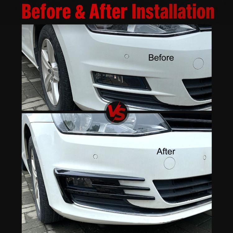 For Volkswagen Golf 7 2013-2016 Fog Light Air Knife Modification Parts