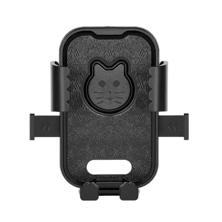 Universal Motorcycle Phone Mount Cute Cat Cell Phone Holder for Bike Scooter, Handlebar Mount Black, Rearview Mirror Mount Black, Handlebar Mount Pink, Rearview Mirror Mount Pink